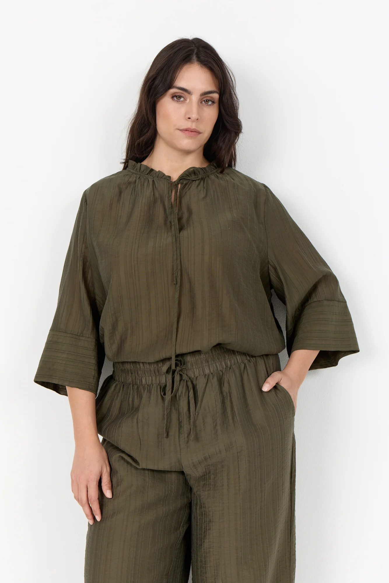 wasabiconcept Blouse W10859 7920 GRAPE LEAF - Image 3