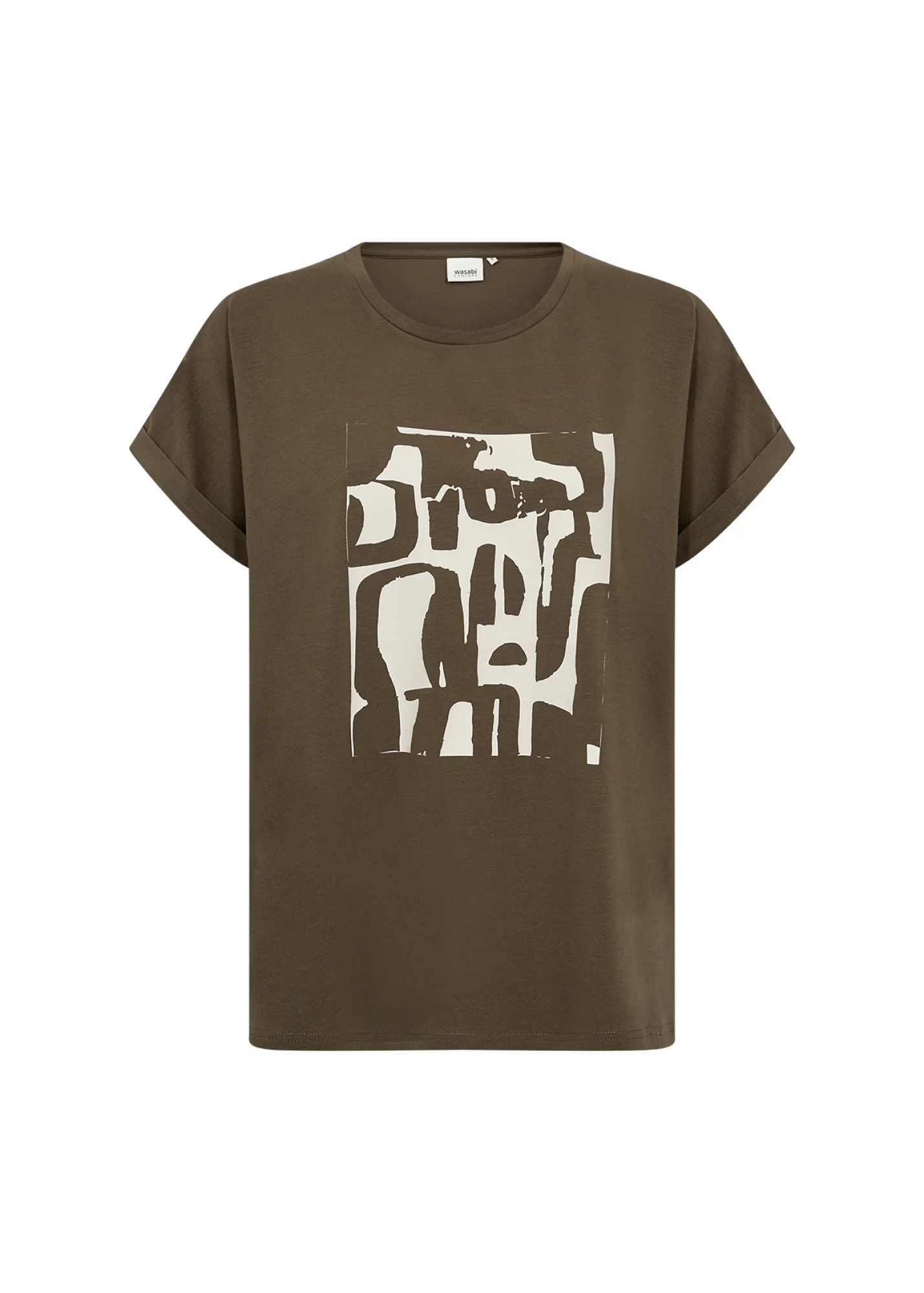 wasabiconcept T-Shirt W20634 7920 GRAPE LEAF - Image 4