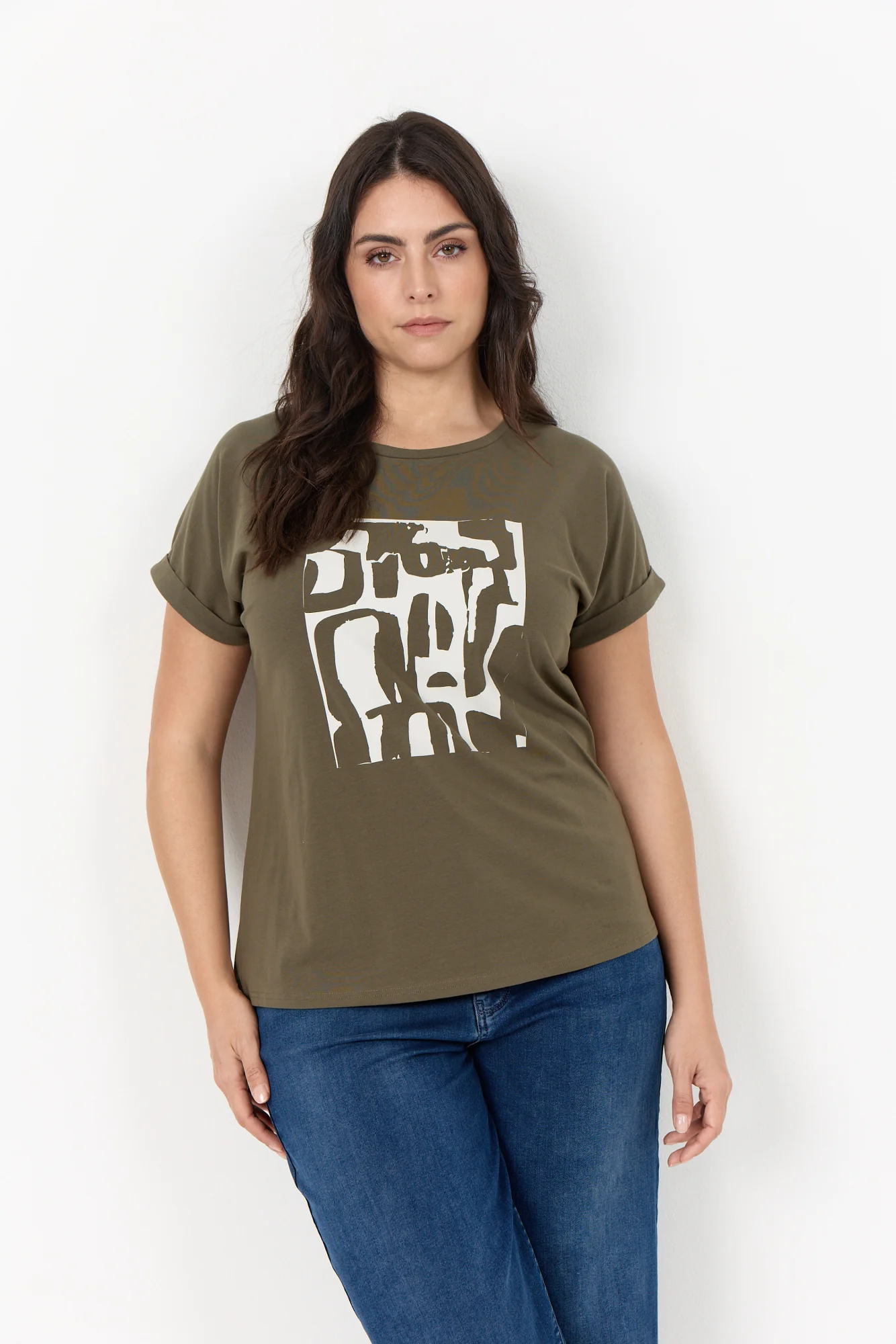 wasabiconcept T-Shirt W20634 7920 GRAPE LEAF - Image 5