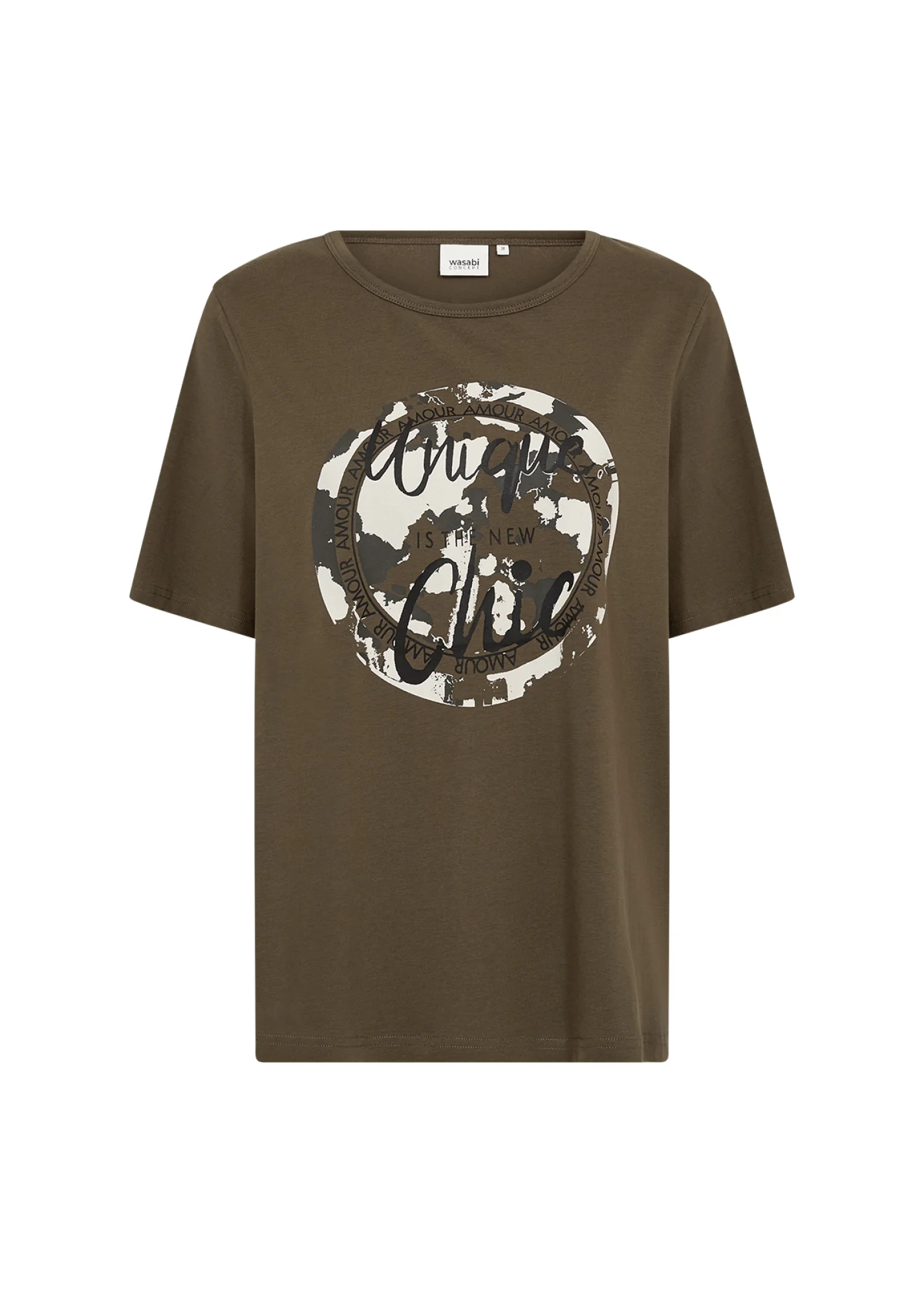 wasabiconcept T-Shirt W20635 7920 GRAPE LEAF