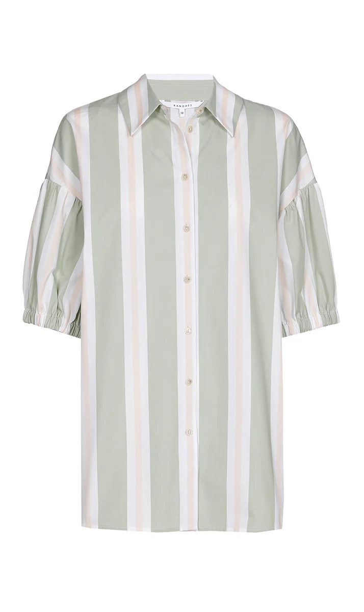 Xandres Blouse 14508-02 0916 misty aqua - Image 7
