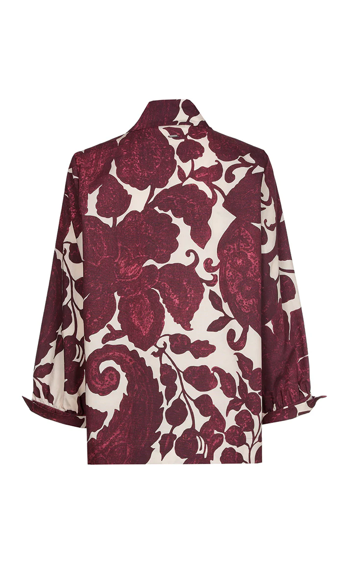 Xandres Blouse 14603-01 6685 dark plum - Image 2