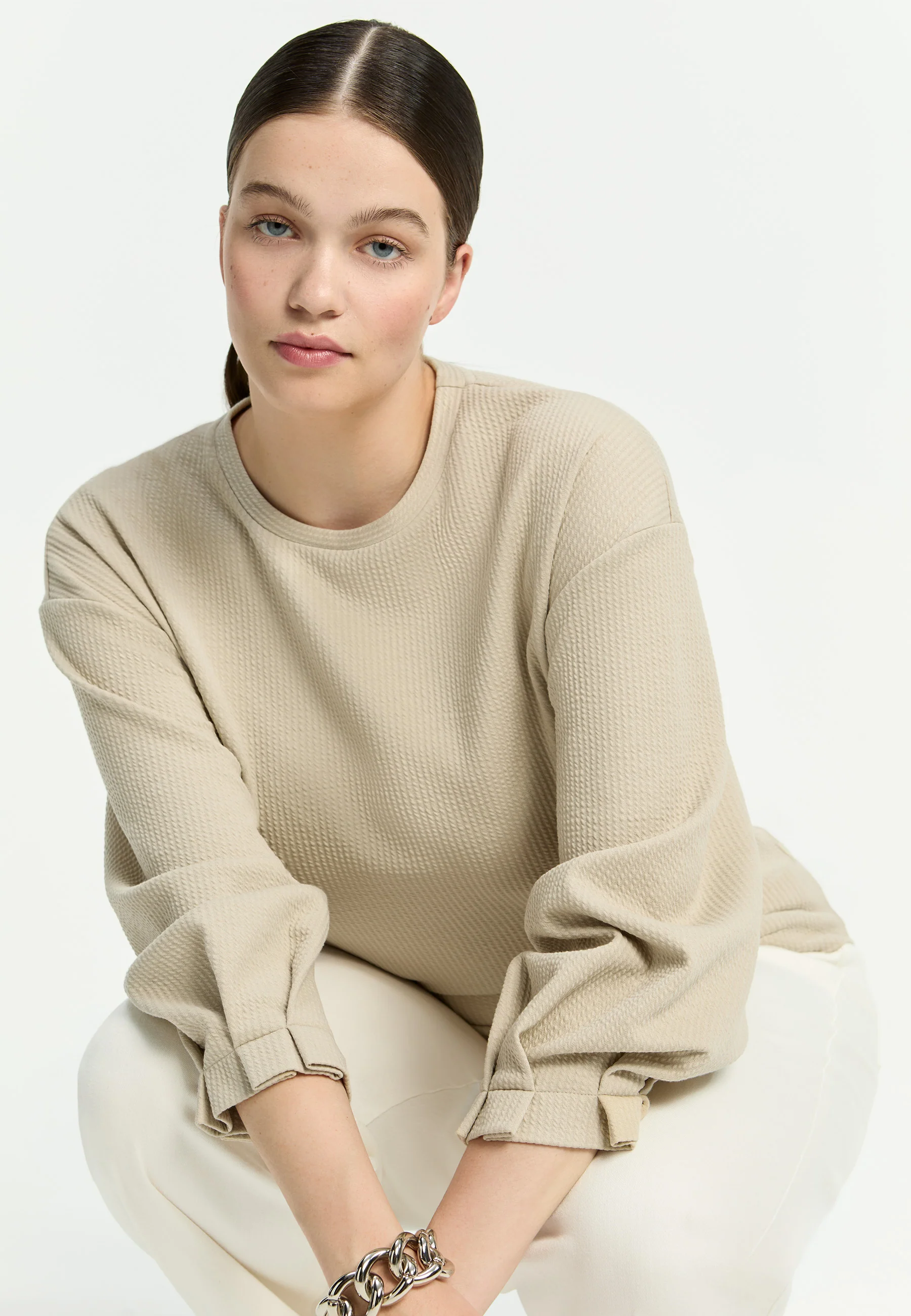 Xandres Blouse 29513-01 1331 white chalk - Image 15