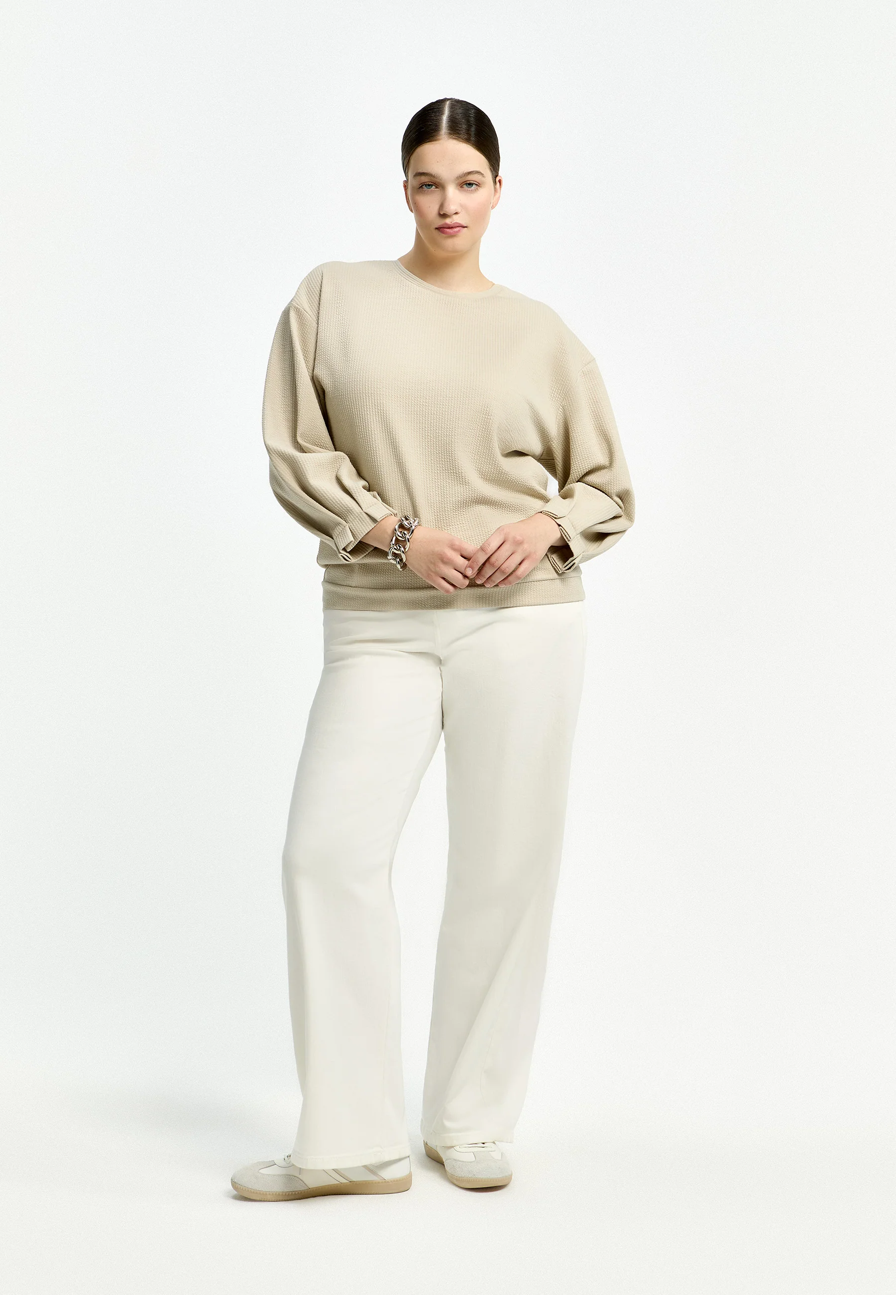 Xandres Blouse 29513-01 1331 white chalk - Image 5