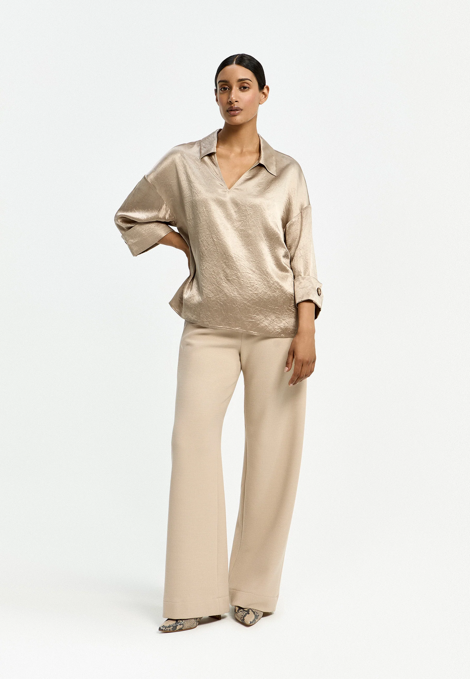 Xandres Blouse 61562-01 0591 dark oyster - Image 11