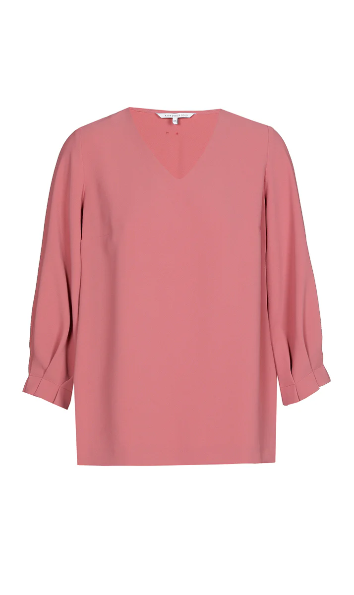 Xandres Blouse 82048-01 0810 rosewood - Image 4