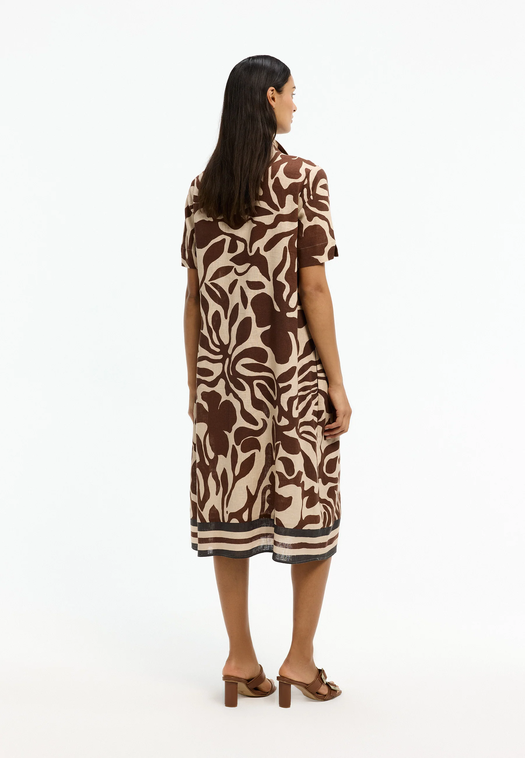 Xandres JURK LANG 14553-01 1715 tobacco - Image 5