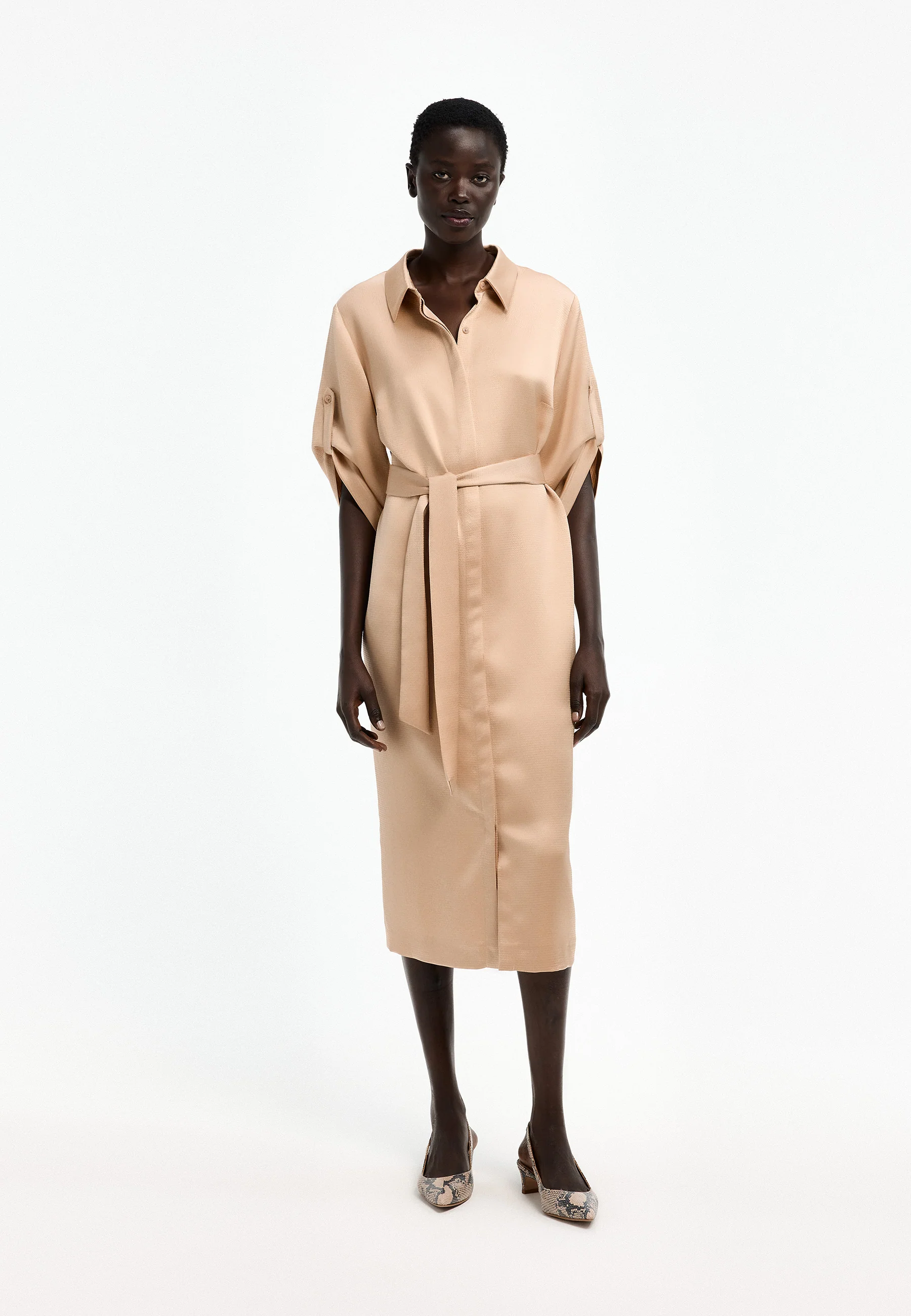 Xandres JURK LANG 14566-01 0420 light tan - Image 3