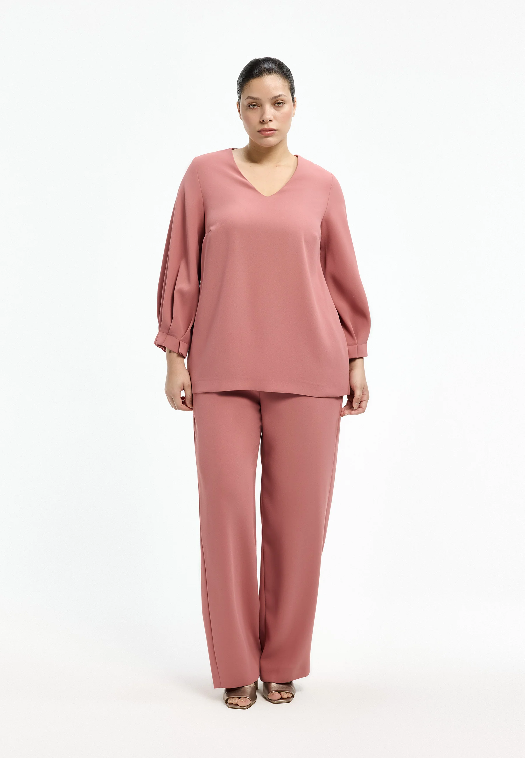 Xandres Pantalon 61085-13 0810 rosewood - Image 16