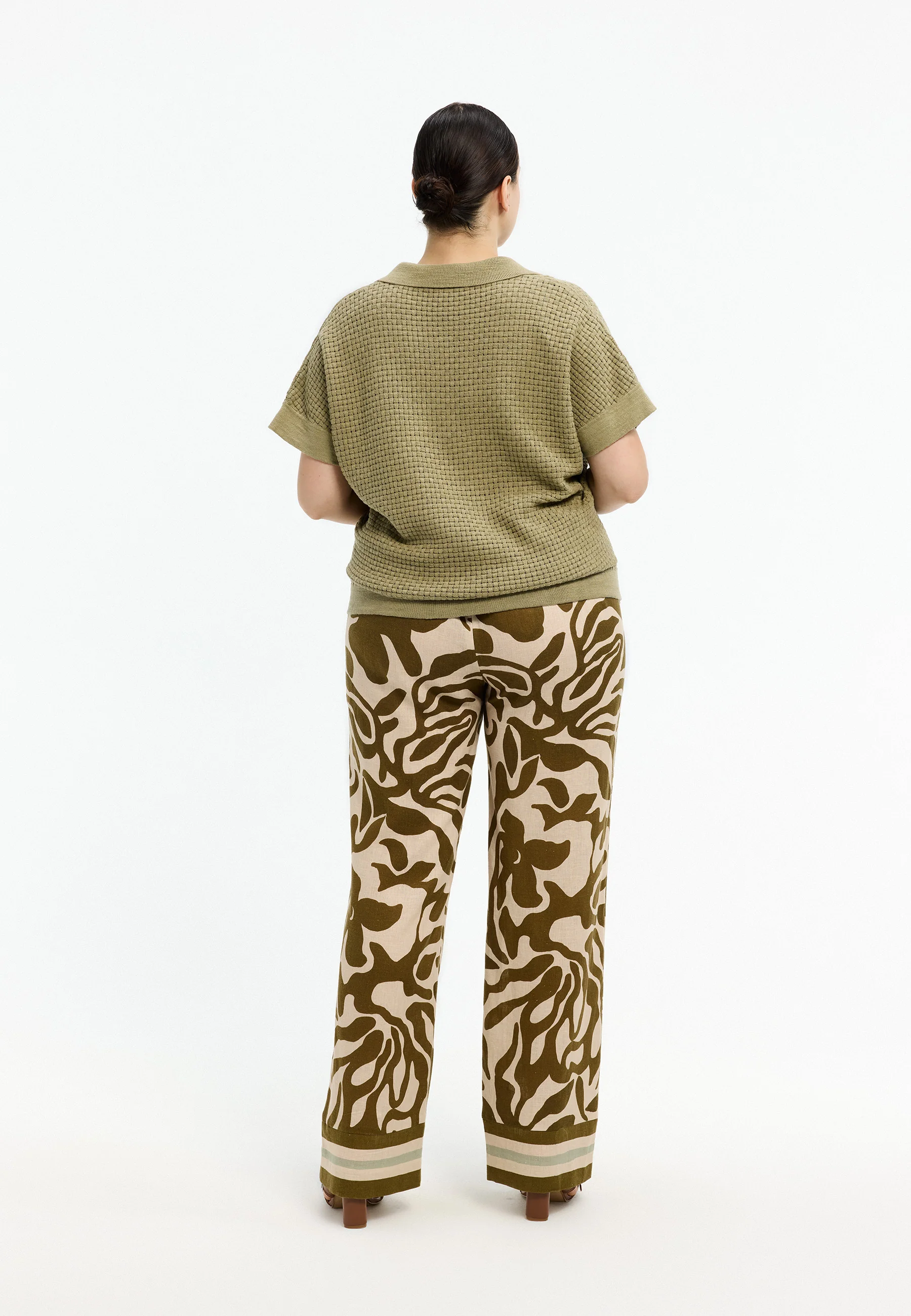 Xandres Pantalon 61085-14 0995 bronze green - Image 6