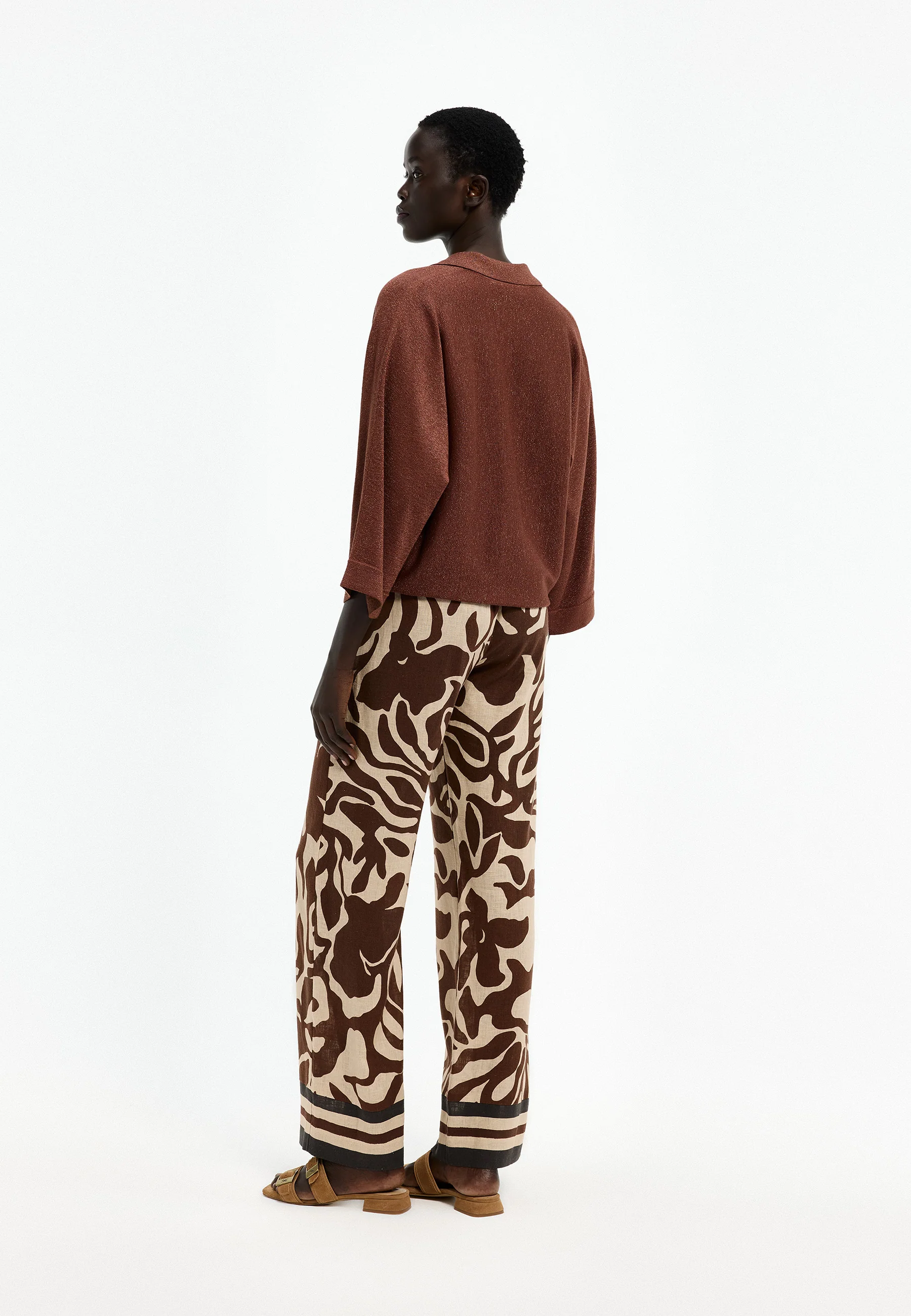 Xandres Pantalon 61085-14 1715 tobacco - Image 10