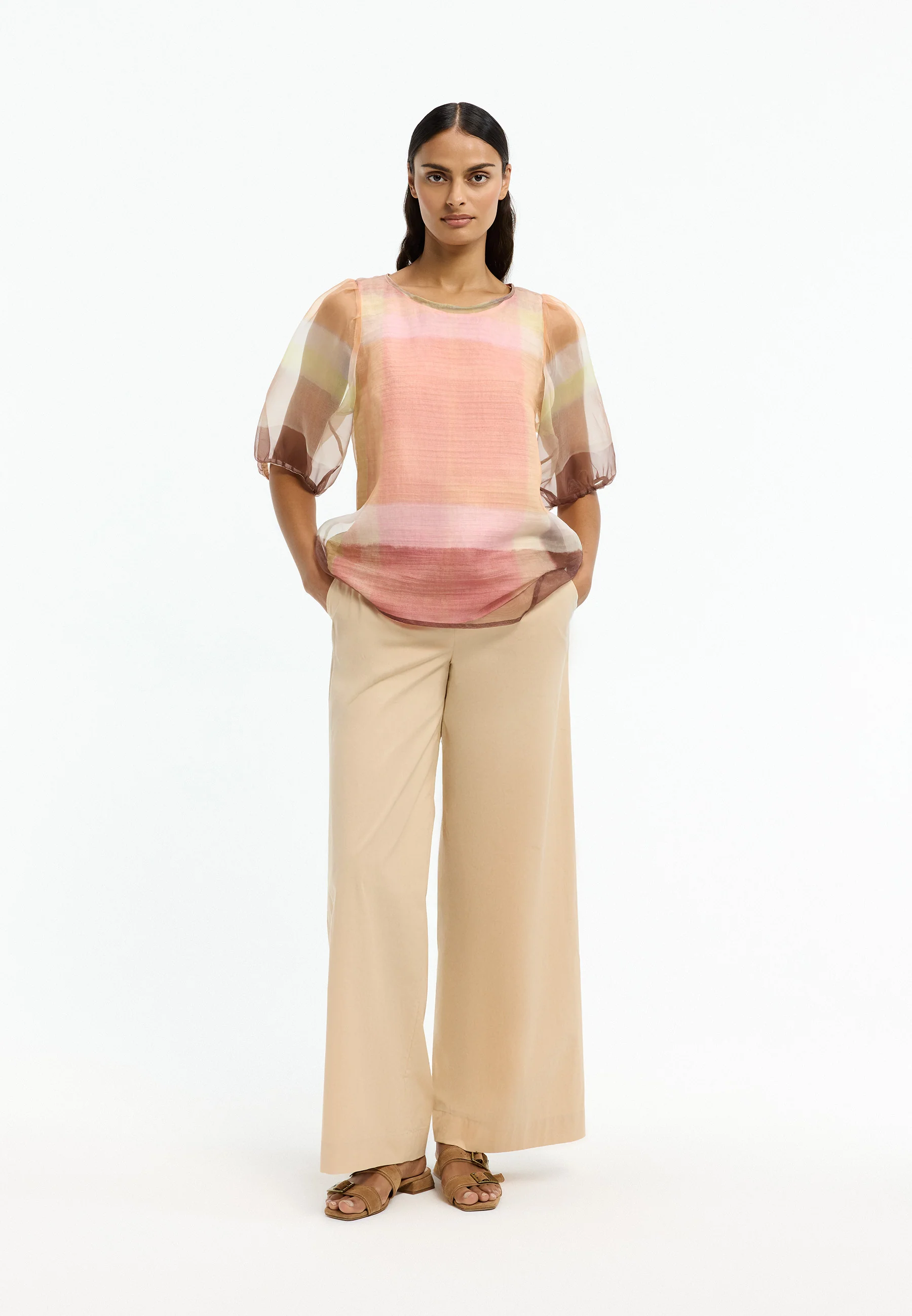 Xandres Pantalon 61150-05 0420 light tan - Image 3