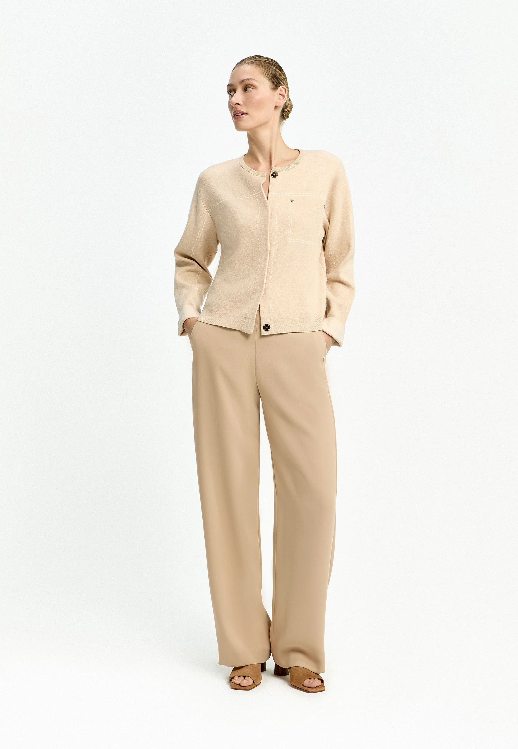 Xandres Pantalon 61085-13 0420 light tan - Image 7