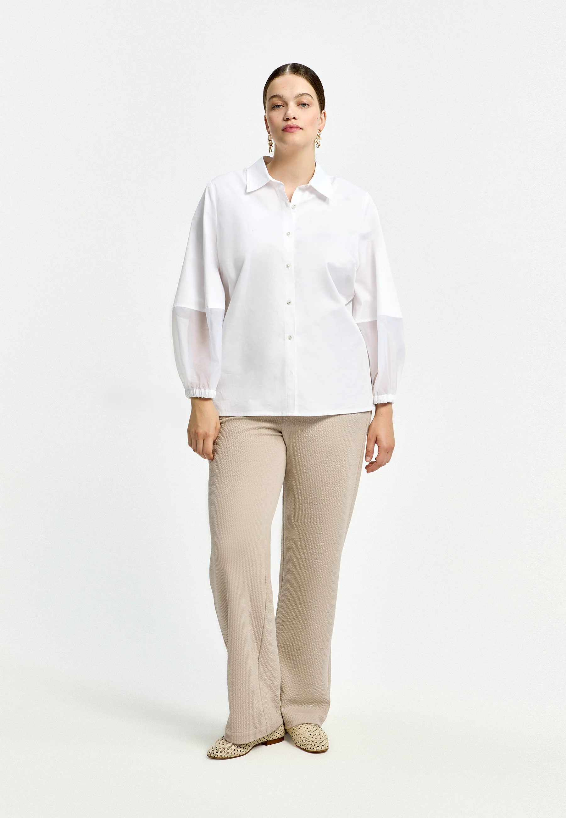Xandres Pantalon 89913-32 1331 white chalk - Image 3