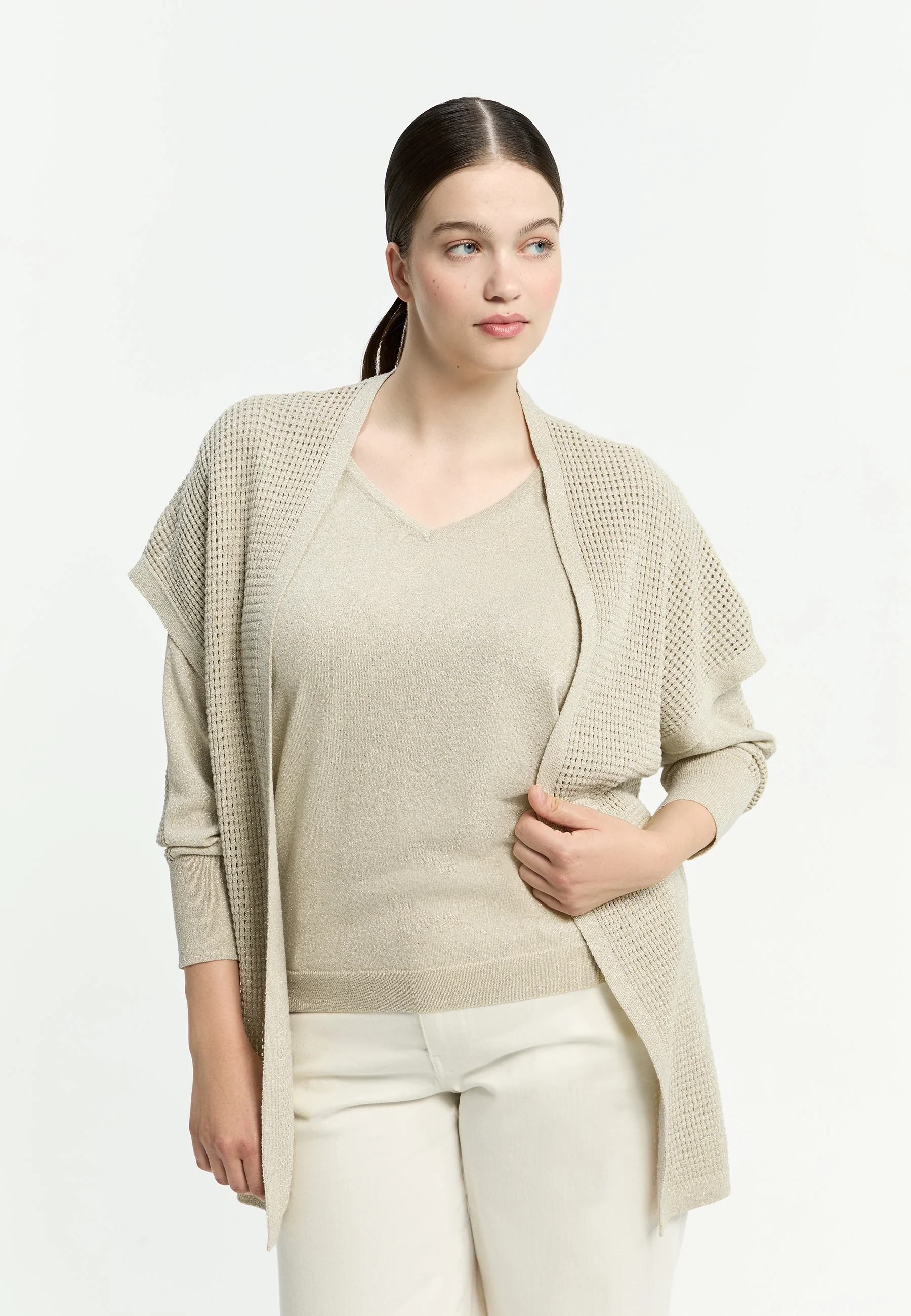 Xandres Vest 29523-01 1551 oyster - Image 9