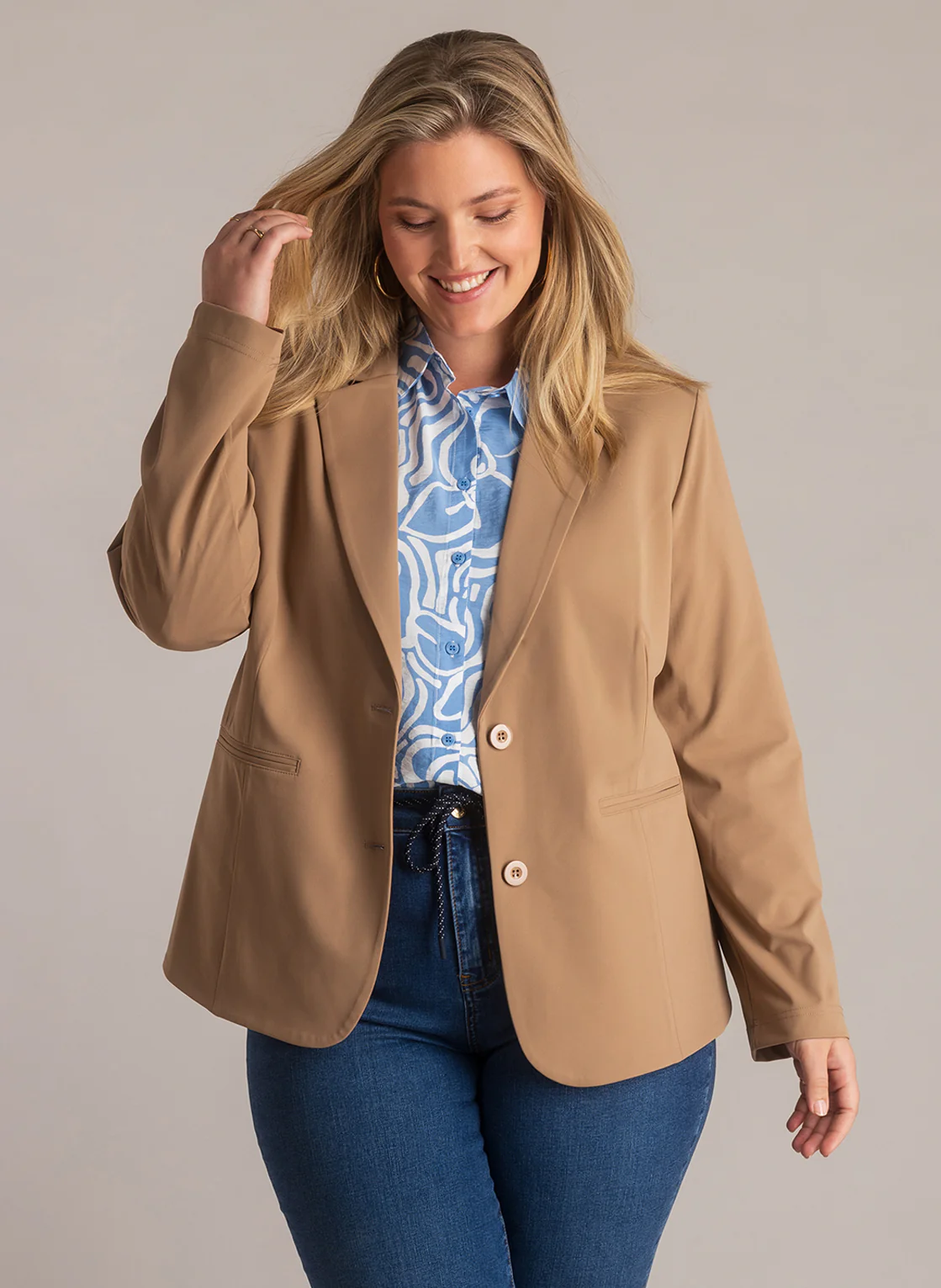 Yest Curve Blazer A006087 9060 soft brown