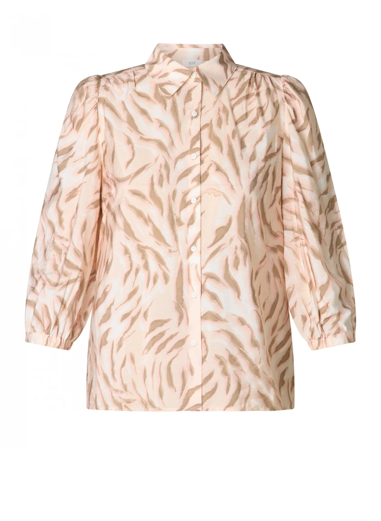 Yest Curve Blouse A006058 975 antique white/multi - Image 2