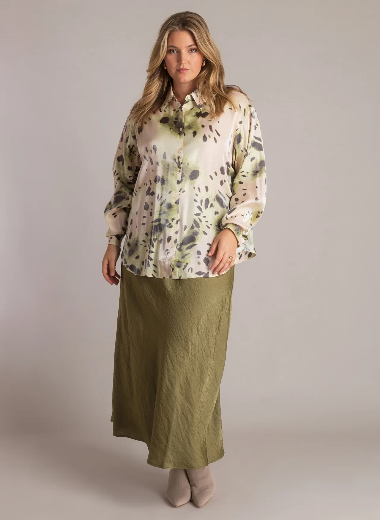 Yest Curve Blouse A006075 159 natural/multi colour - Image 4