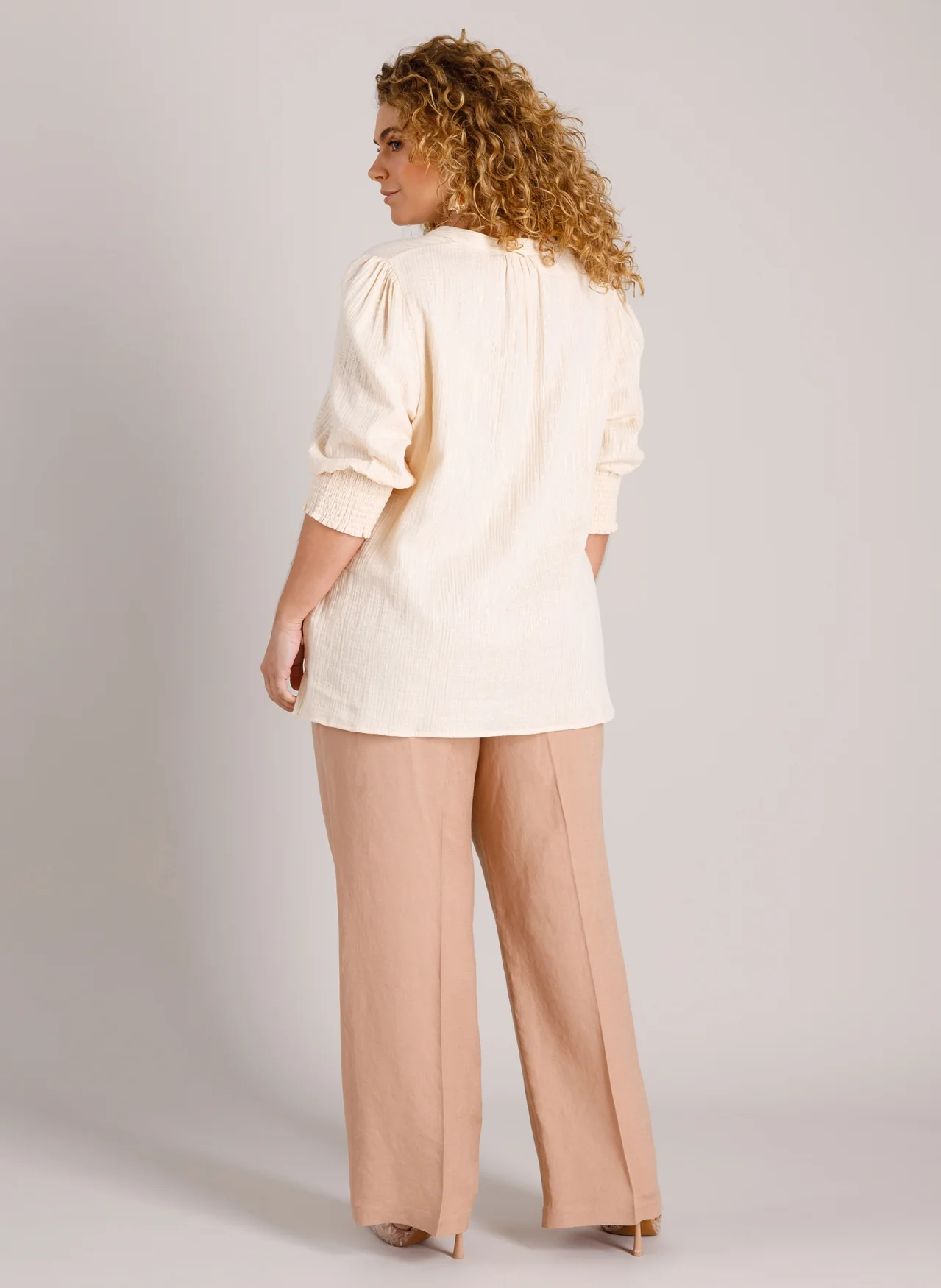 Yest Curve Blouse A006181 15 natural - Image 5