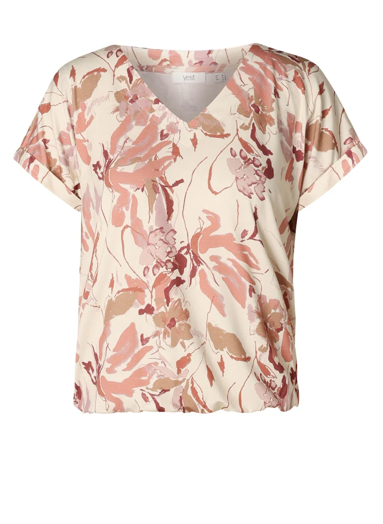 Yest Curve Blouse A006209 159 natural/multi colour