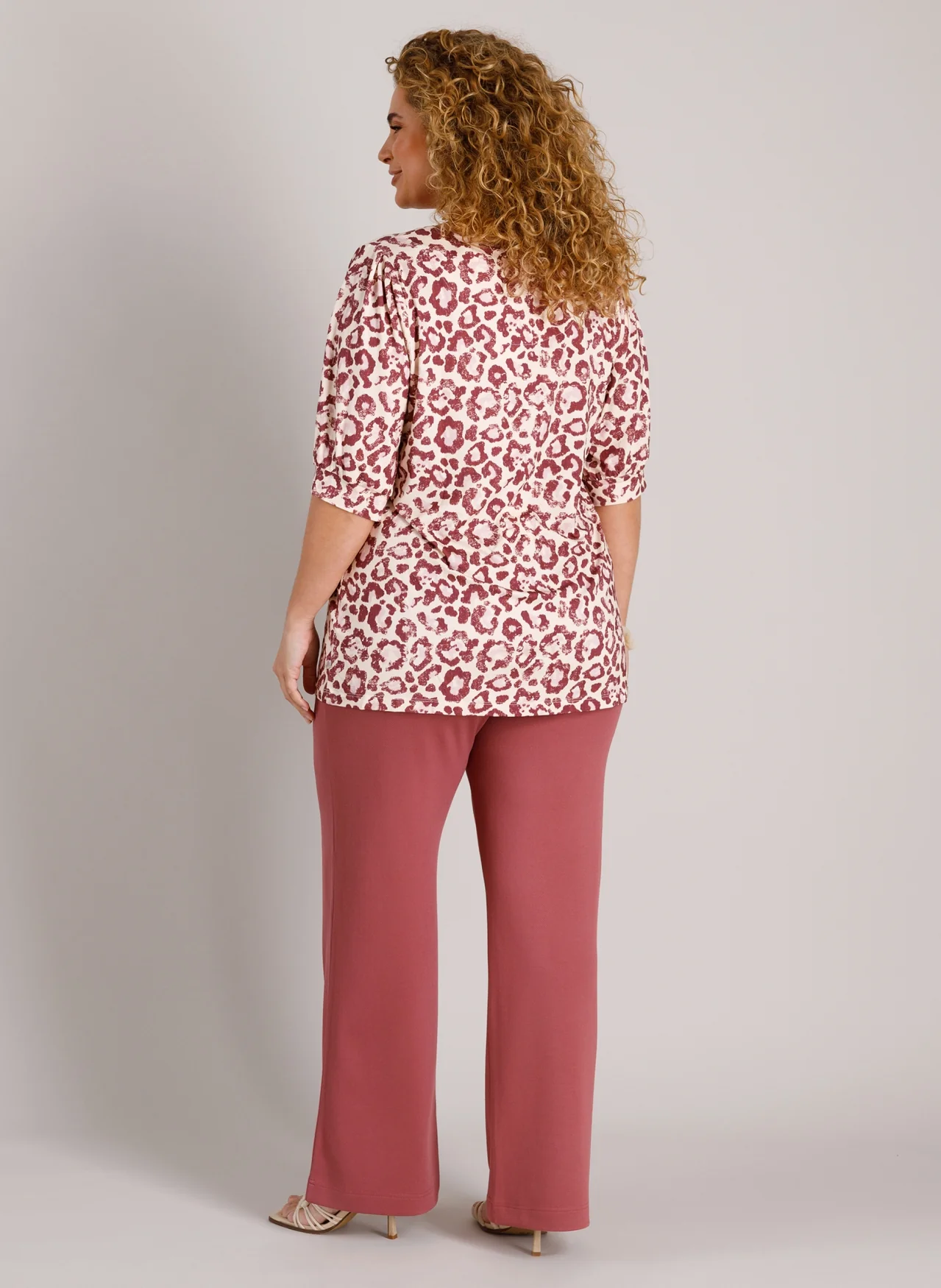 Yest Curve Blouse A006210 8939 plum/multi colour - Image 2