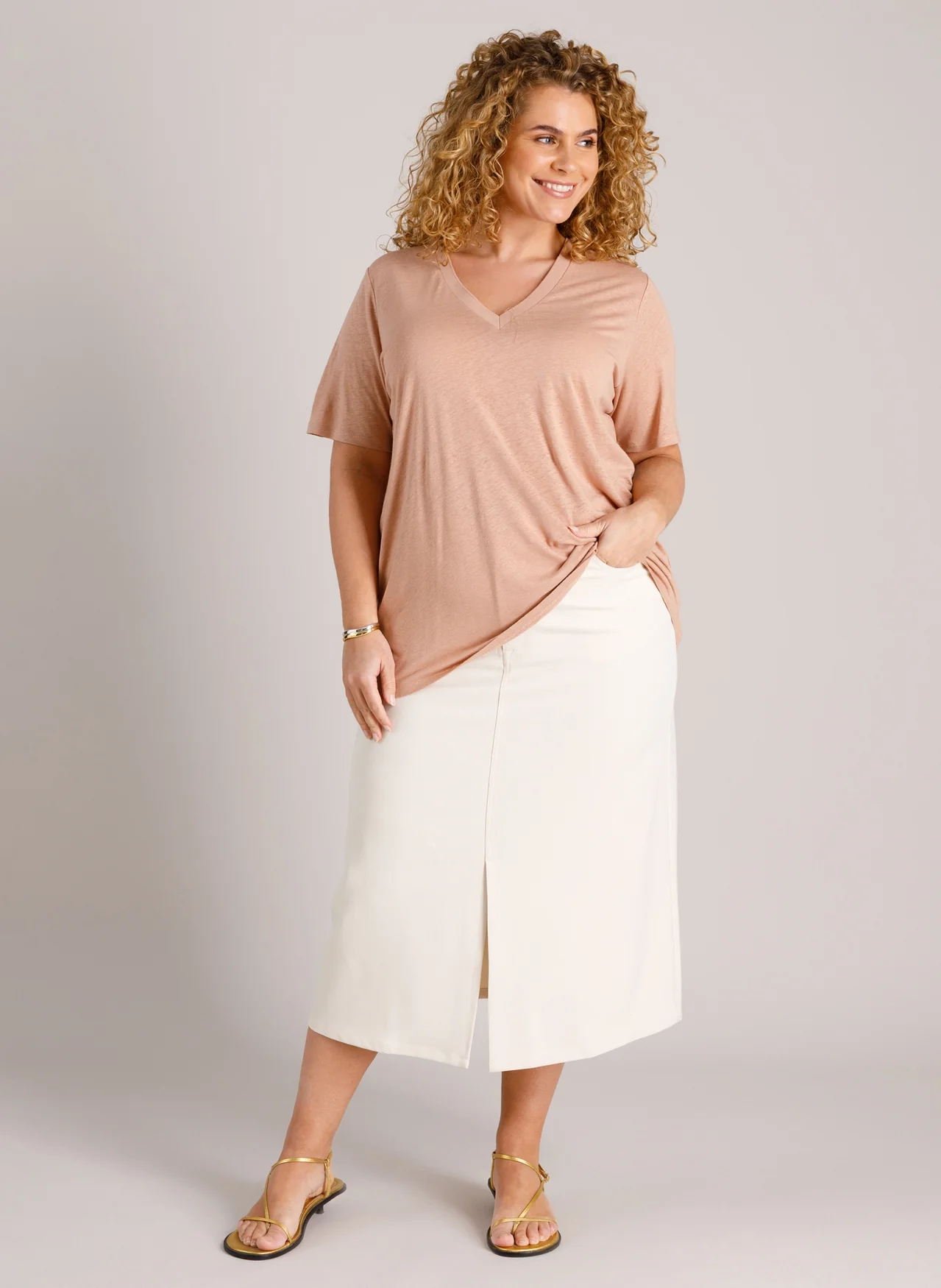 Yest Curve Blouse A006224 9045 baked clay - Image 5