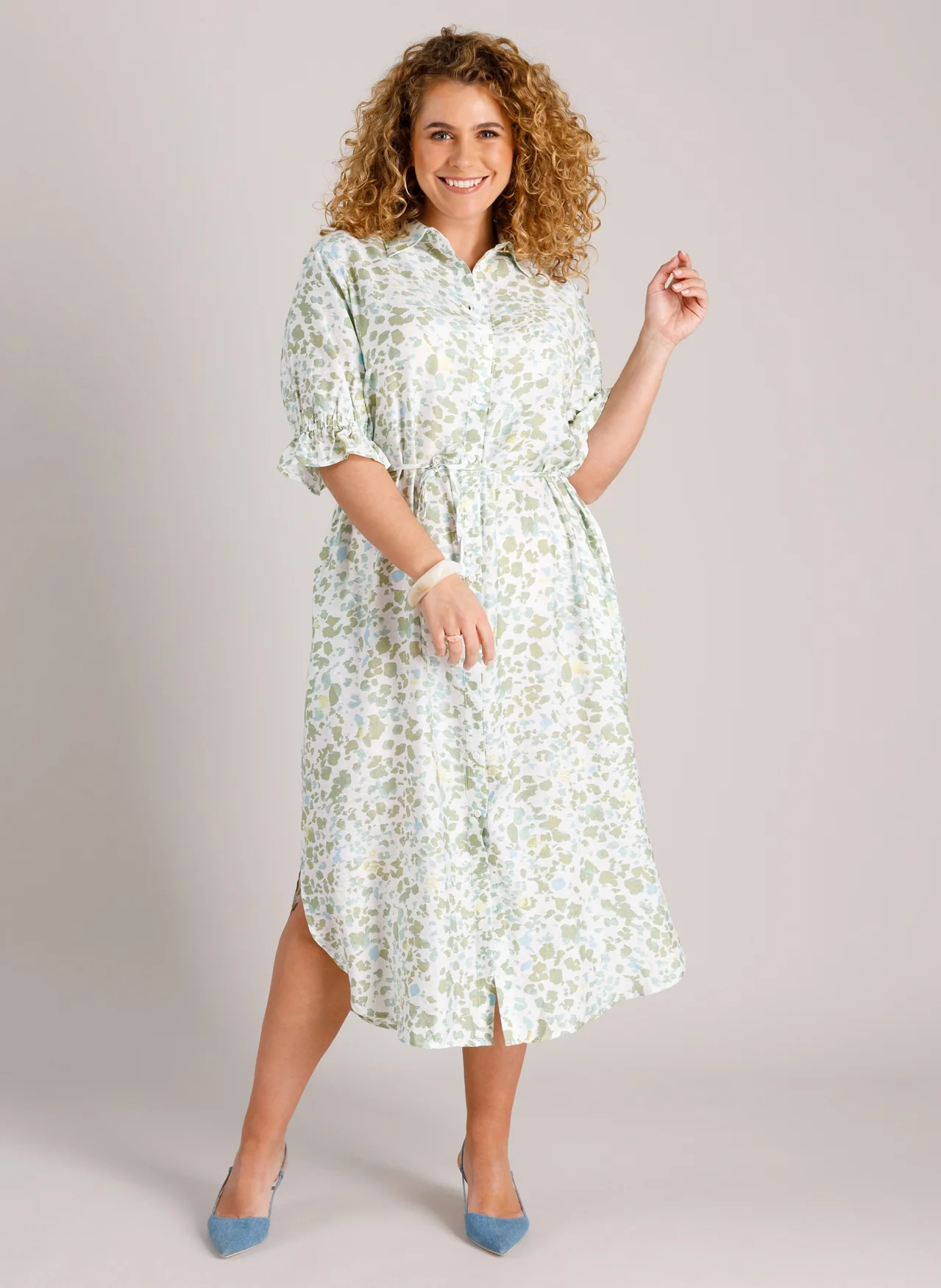 Yest Curve JURK LANG A006174 3930 pastel green/multi c