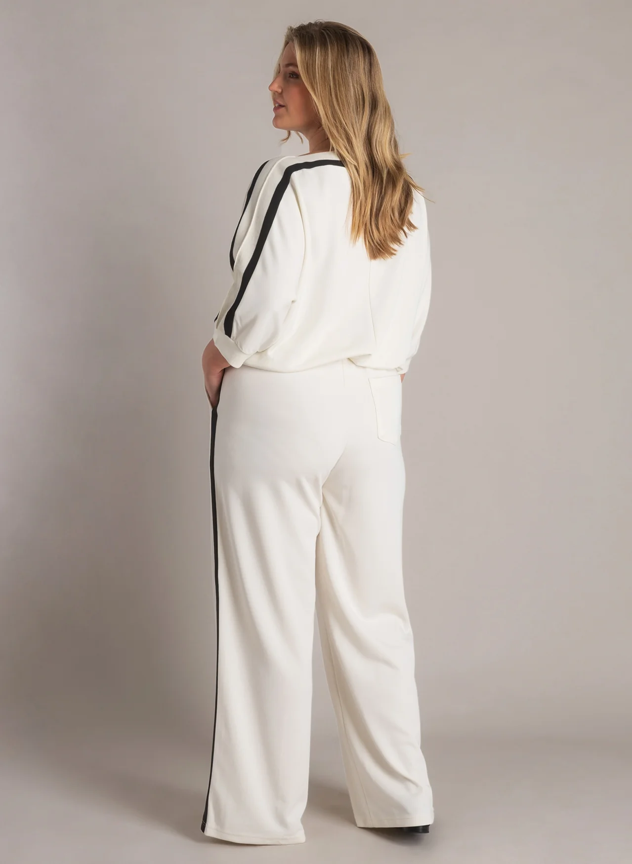 Yest Curve Pantalon A006094 875 antique white/black - Image 3