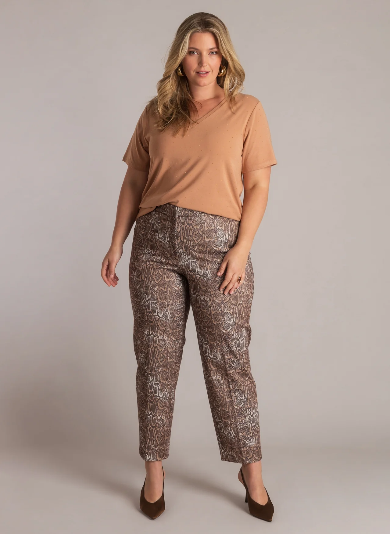 Yest Curve Pantalon A006115 9954 soft terra/multi col - Image 4