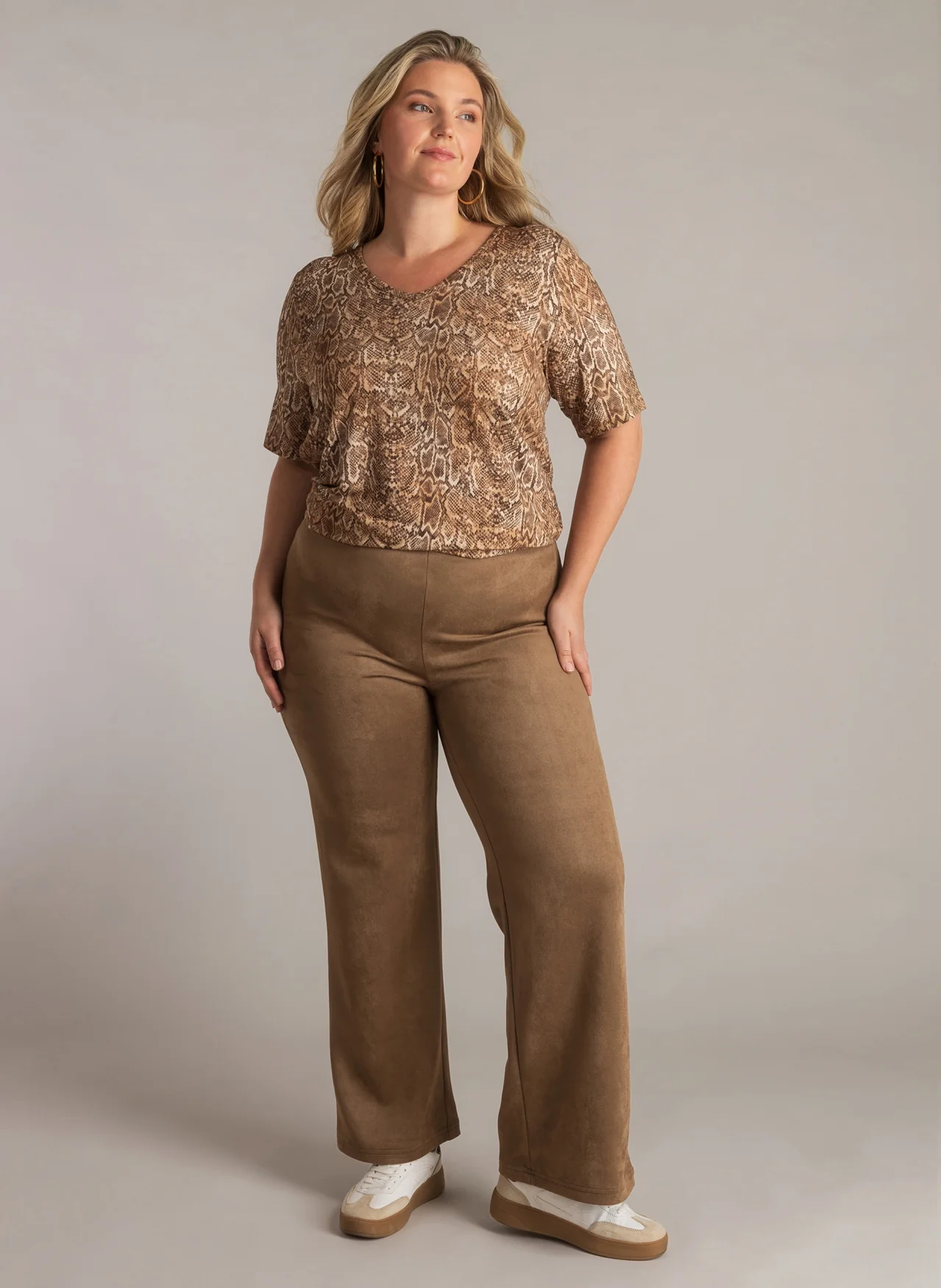 Yest Curve Pantalon A006264 9060 soft brown - Image 4