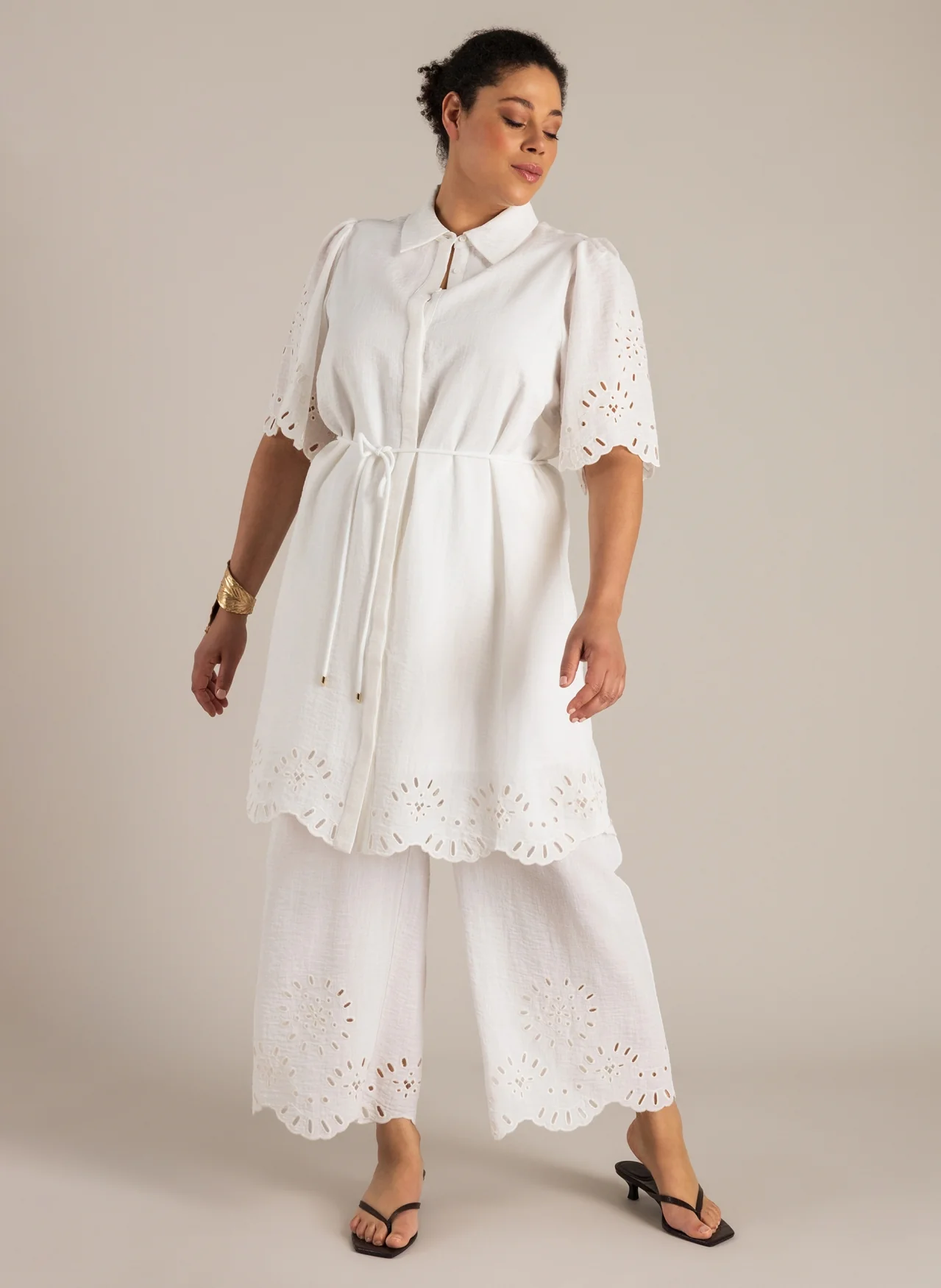 Yest Curve Pantalon A006401 009 off white - Image 5