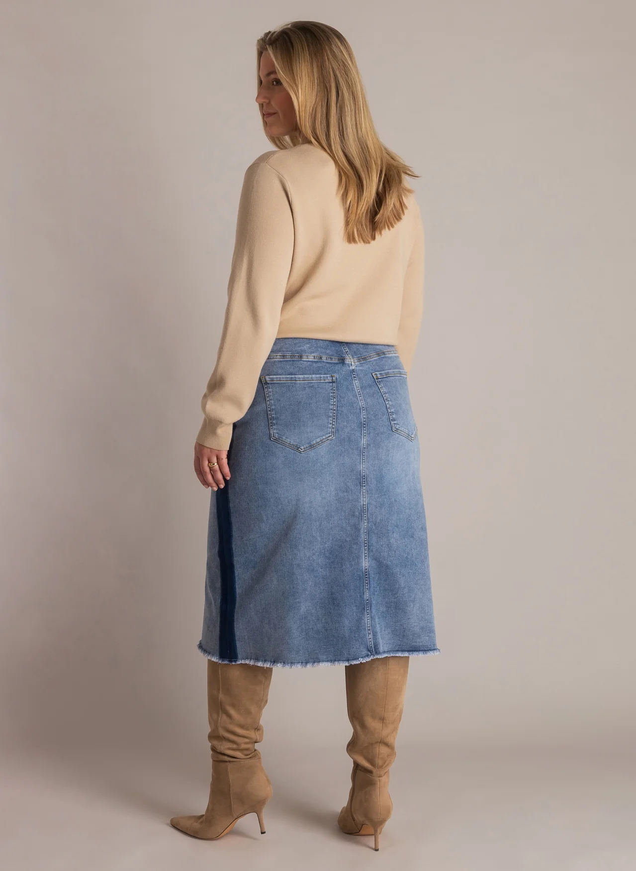 Yest Curve ROK KORT A006033 12001 bleach blue denim - Image 3