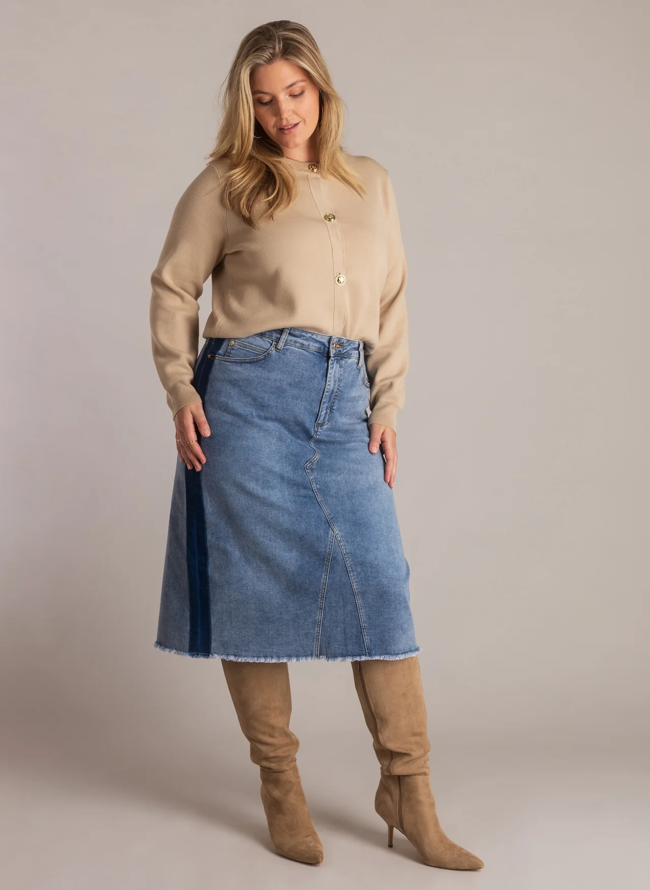Yest Curve ROK KORT A006033 12001 bleach blue denim - Image 6
