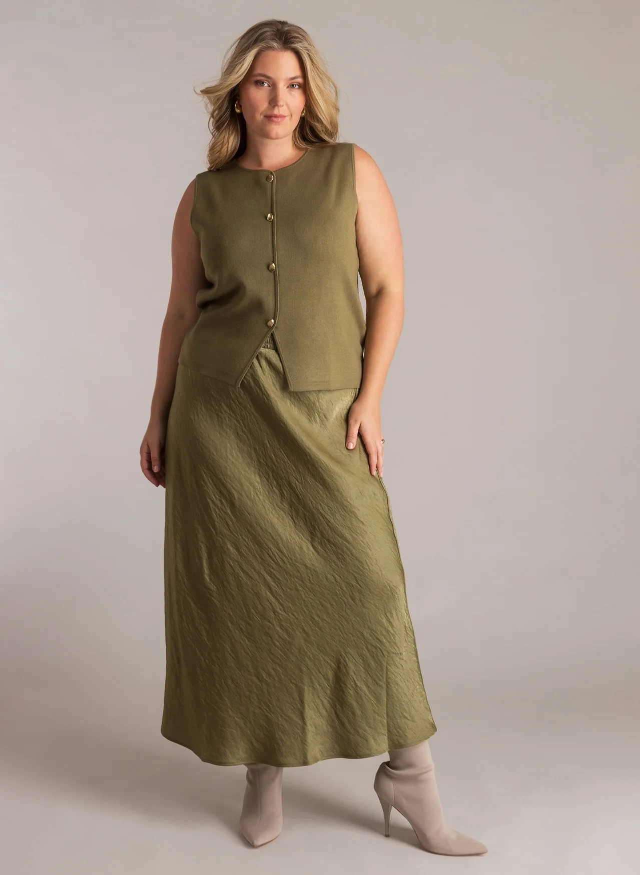 Yest Curve ROK KORT A006053 14001 olive - Image 4