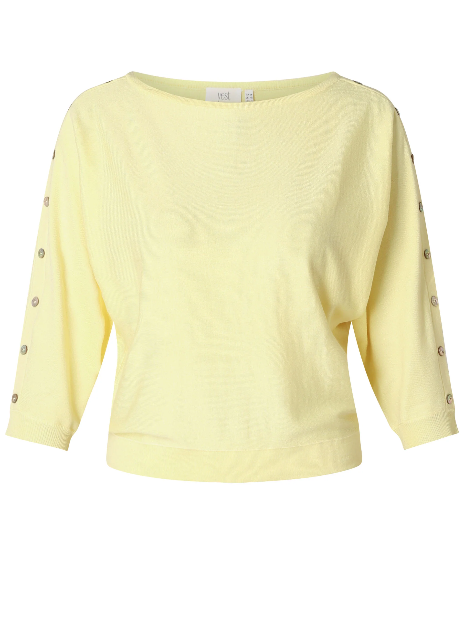 Yest Curve Trui A006199 4011 pastel yellow