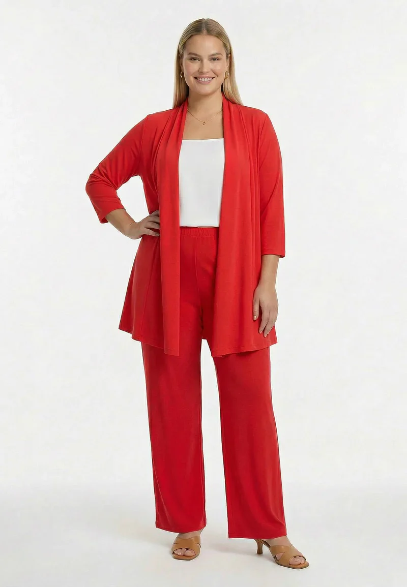 YOEK Vest 37281 light red - Image 6