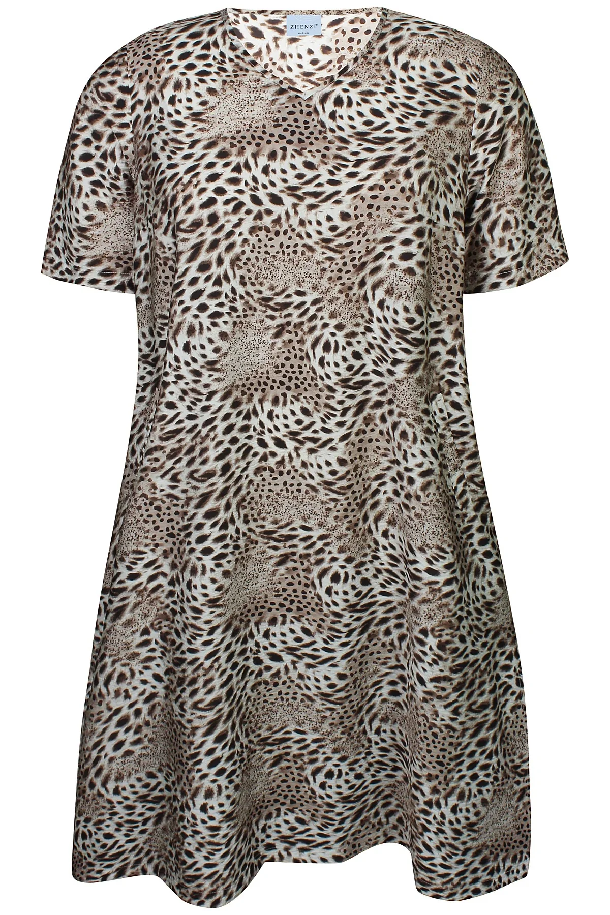 Zhenzi Jurk 201637 Chokolade - Image 3